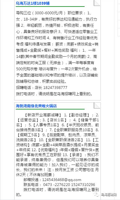 乌海招聘网最新招聘动态深度解读与分析