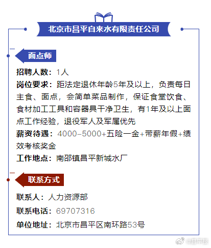 昌平最新招工信息概览与深度解读